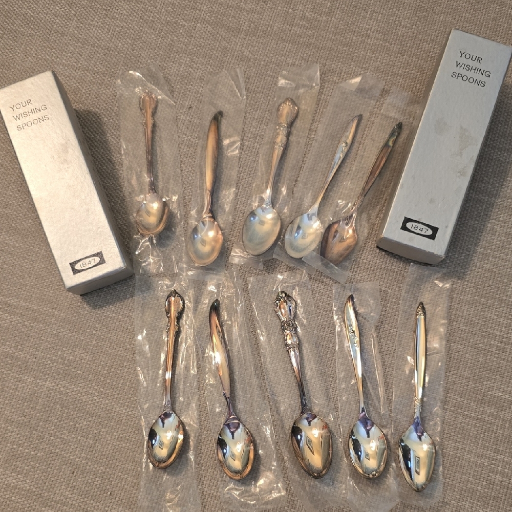 Silver Wishing Spoons Collectable